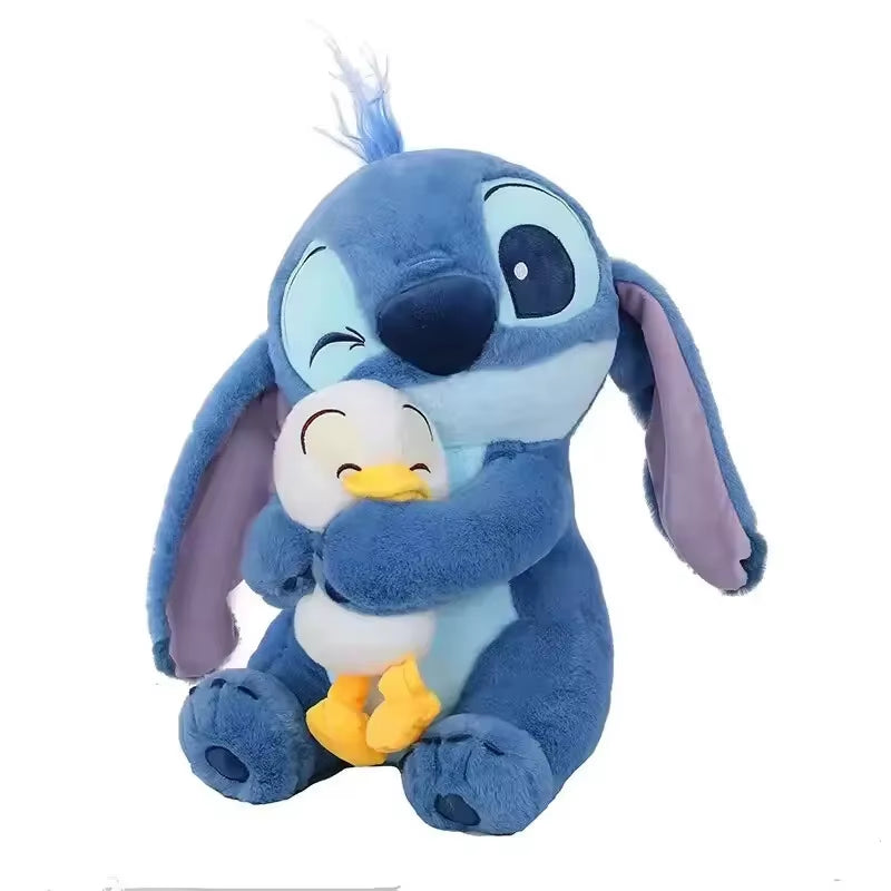 30Cm Disney Plush Doll Stitch Lilo Doll Cute Duck Stitch Plush Stuffed Toy Christmas Children'S Birthday Gift Kawaii Toys