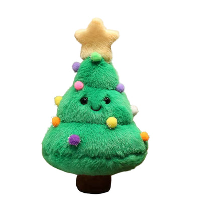 Stuffed Doll Plush Toys Santa Claus Snowman Reindeer Christmas Decorations Soft Toy for Kids and Adults