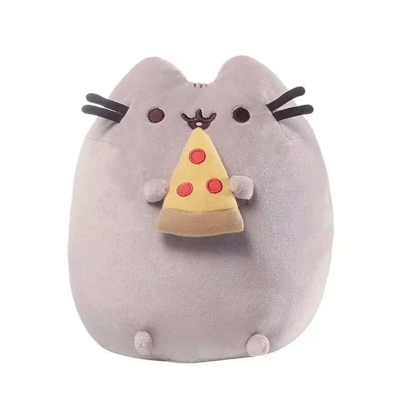 Pusheened Plush Toy Kawaii Donut Unicorn Room Decoration Cartoon Potato Chip Ice Cream Pizza Cake Cat Stuffed Animal Doll Gift